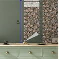 thumbnail image 5 of Ambesonne Floral Peel & Stick Wallpaper for Home, Wild Rose Pattern Leopard, 13"x36", Rose Warm Taupe, 5 of 5