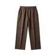 thumbnail image 4 of Klisyaur Straight Legs Sweatpants for Mens Elastic Waist Casual Loose Trousers with Pockets Workout Sports Pants, 4 of 6