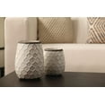 thumbnail image 4 of Hosley Ceramic Beige Honeycomb Vase 7.5 Inch High, 4 of 6