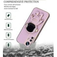thumbnail image 6 of Compatible with Xiaomi Redmi Note 12S Case for Women Men, Ultra Soft Redmi Note 12S Phone Case with Stand Silicone TPU Plating Cute Astronaut Pattern Cases Cover (Purple), 6 of 14