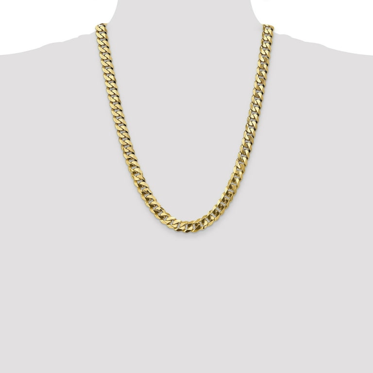 Bevelled store curb chain