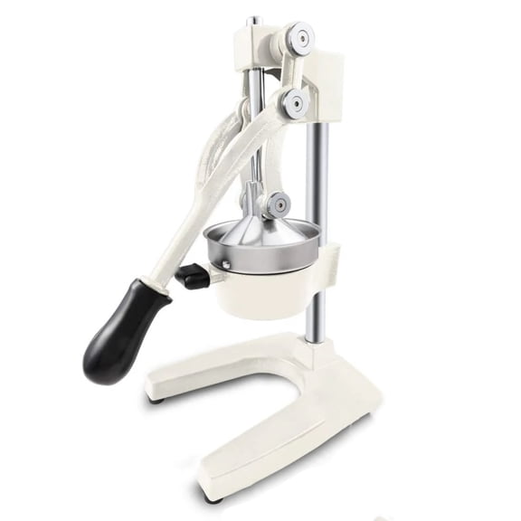 UBesGoo Juicer Hand Press Manual Fruit Juicer Juice Squeezer Citrus Orange Lemon Pomegranate, White