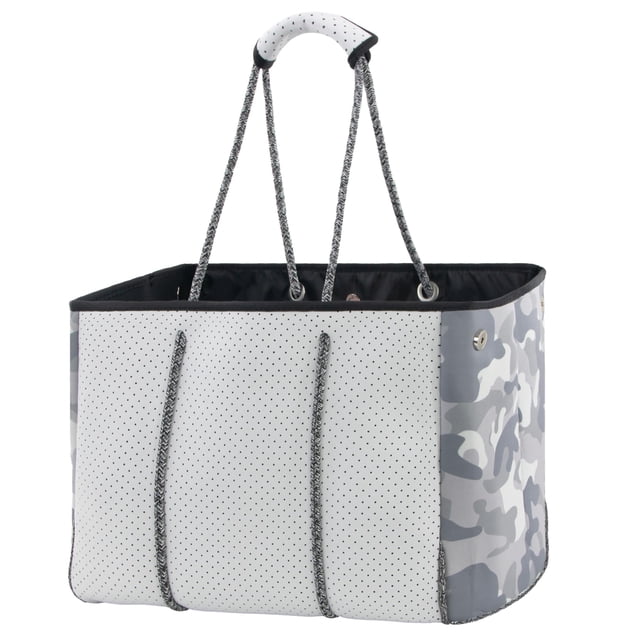 Bolsa de Playa Tote Bag QOGiR Neopreno CAMO Grande para Mujer