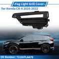 thumbnail image 2 of Parrilla de Luz de Niebla Frontal Izquierda No.71156TLAA70 Inserciones de Cubierta de Luz de Niebla Inferior Frontal para Honda CR-V 2020-2022 Negro ABS 1 Pc, 2 of 6