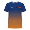 thumbnail image 5 of Wavsuf Mens Graphic Shirts for Men Tees Short Sleeve Fashionable Button T Shirt Blue Size XL, 5 of 6