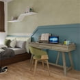 thumbnail image 2 of Scranton & Co Solid Wood 54" Wide Flip Up Desk in Distressed Gray, 2 of 10