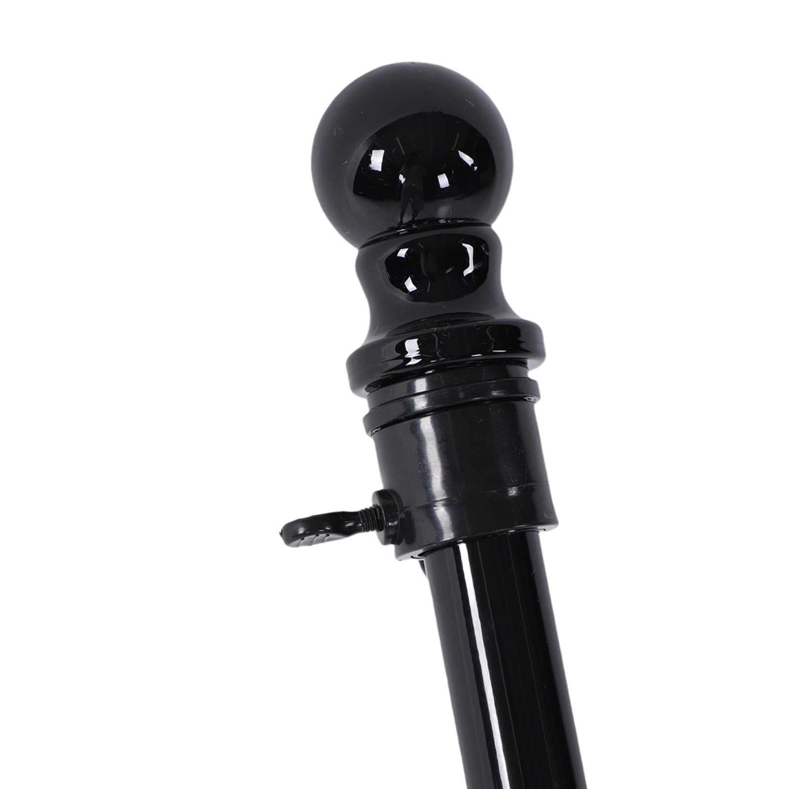 Riousery Flag Pole Heavy Duty Carbon Steel Anti Tangling 2 Mounting Angle Adjustable Flag Pole Kit for Outside House 45 inches / 114.3 cm[cite: 1]