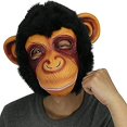 thumbnail image 2 of Novedad de lujo, máscara de cabeza de gorila de chimpancé mágico espeluznante de goma de látex, disfraces de Halloween, decoraciones de disfraces de fiesta Afortunado Sencillez, 2 of 3