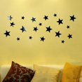 thumbnail image 2 of Latrodar 20 X Star Art Mirror Wall Sticker Acrylic Decal Home Room DIY Art Black Black Party Favor 4x0.8 Inch, 2 of 2