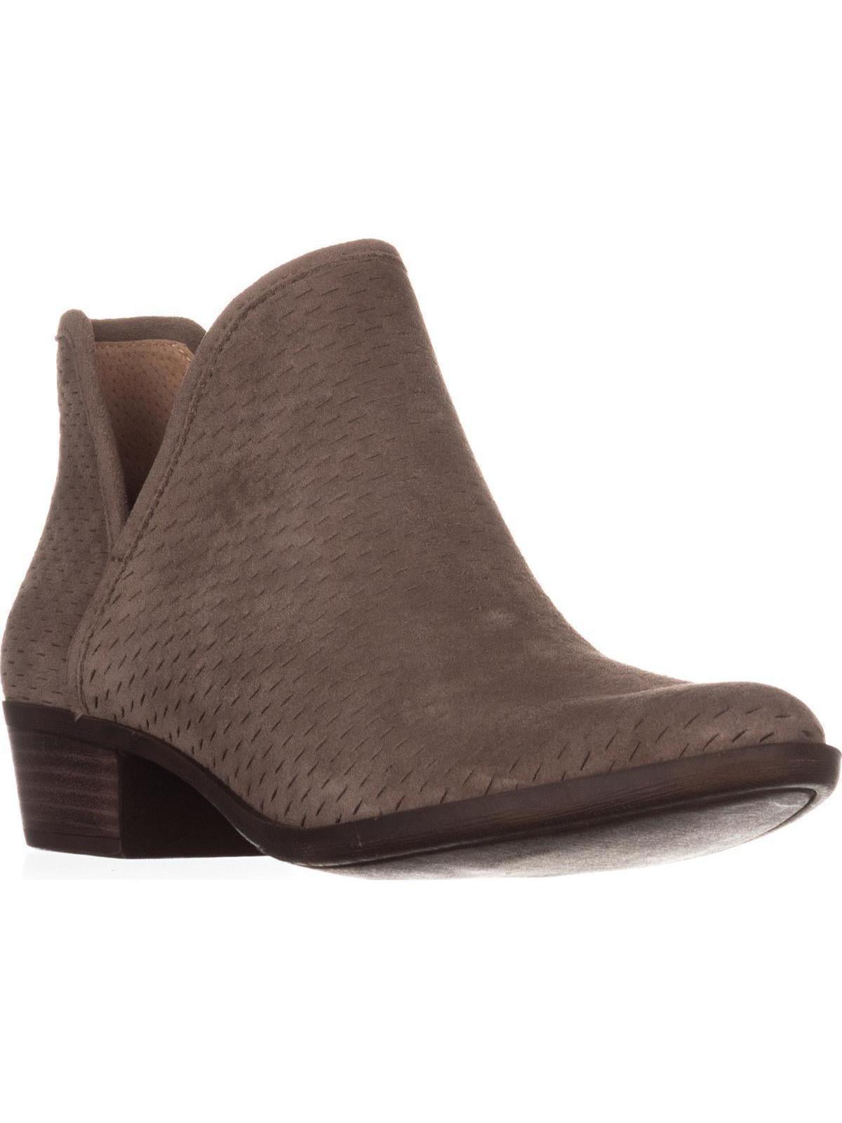 lucky brand suede ankle boots