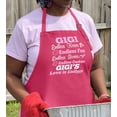 thumbnail image 3 of ThisWear Gigi's Love is Endless Apron for Kitchen Two Pocket Apron Heliconia, 3 of 7