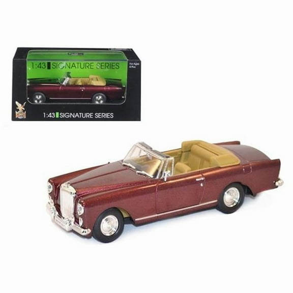 1961 Bentley Continental S2 Park Ward DHC Convertible Silver 1/43 Diecast Car Model by Road Signature