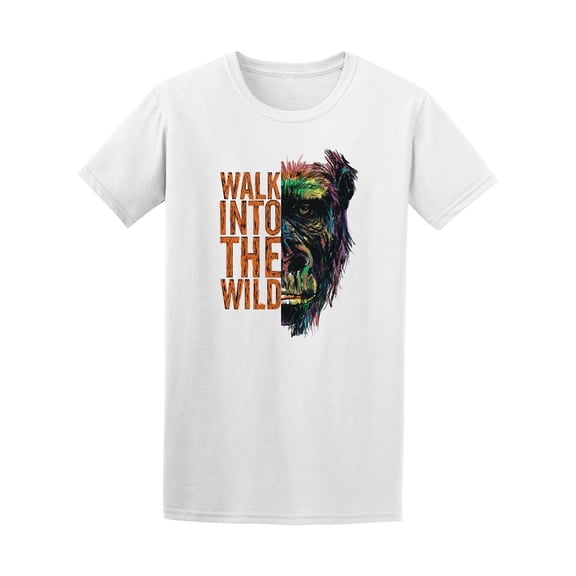Walk Into The Wild Gorilla Tee Men's -Image by Shutterstock
