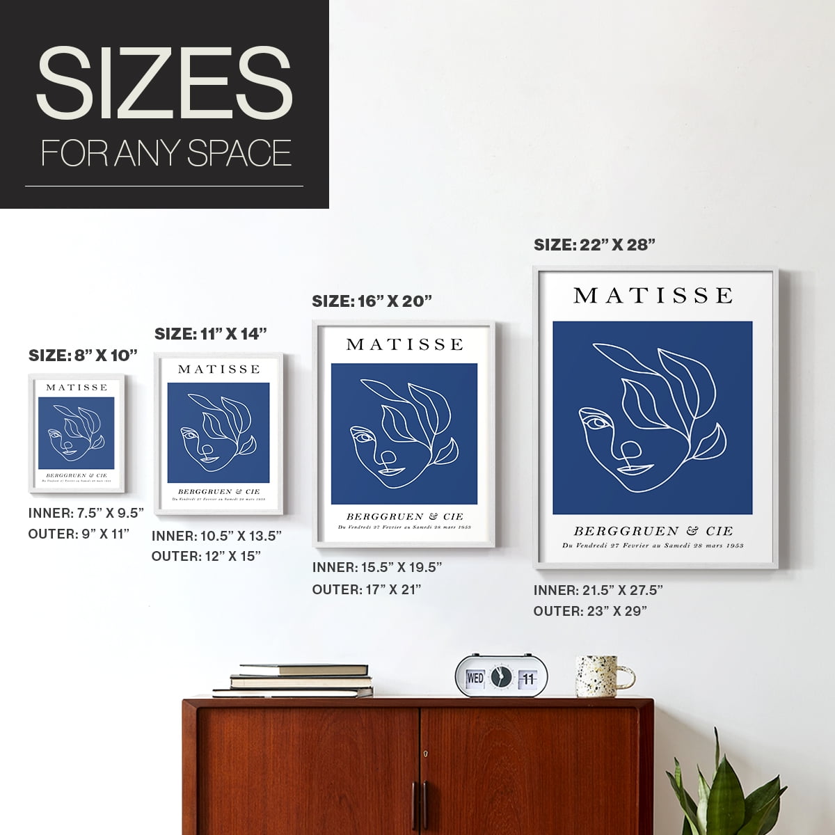 Matisse CCC in Solid Wood 8 x 10 Framed Print