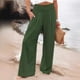 thumbnail image 4 of Pantalones casuales de mujer, estilo casual, algodón, hechos a mano, cintura media, 4 of 6