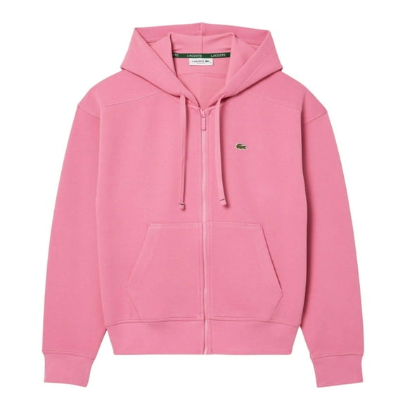 Lacoste Womens Pique Full Zip Hoodie