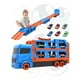 thumbnail image 2 of PINGÜE® City & Speed | Tráiler de Transporte y Almacenamiento, Pista de Alta Velocidad para Vehículos 1:64, Hasta 12 Hot Wheels, Azul. Tamaño 37x11x19. Juguetes Niños estilo Hot Wheels., 2 of 9