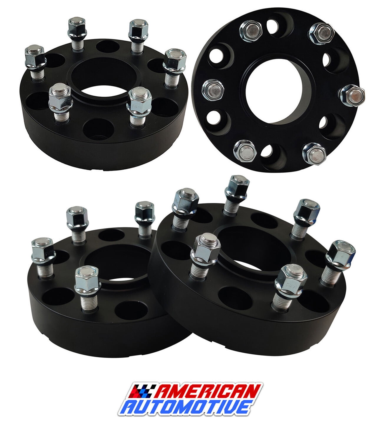 4pc 6 Lug 135mm To 6 x 5.5" Wheel Adapters 1.5" Spacers