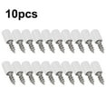 thumbnail image 1 of Bgsha 10pc Self-tapping Screws Cabinet Bracket Laminate Support Glass Studs Pegs, 1 of 9