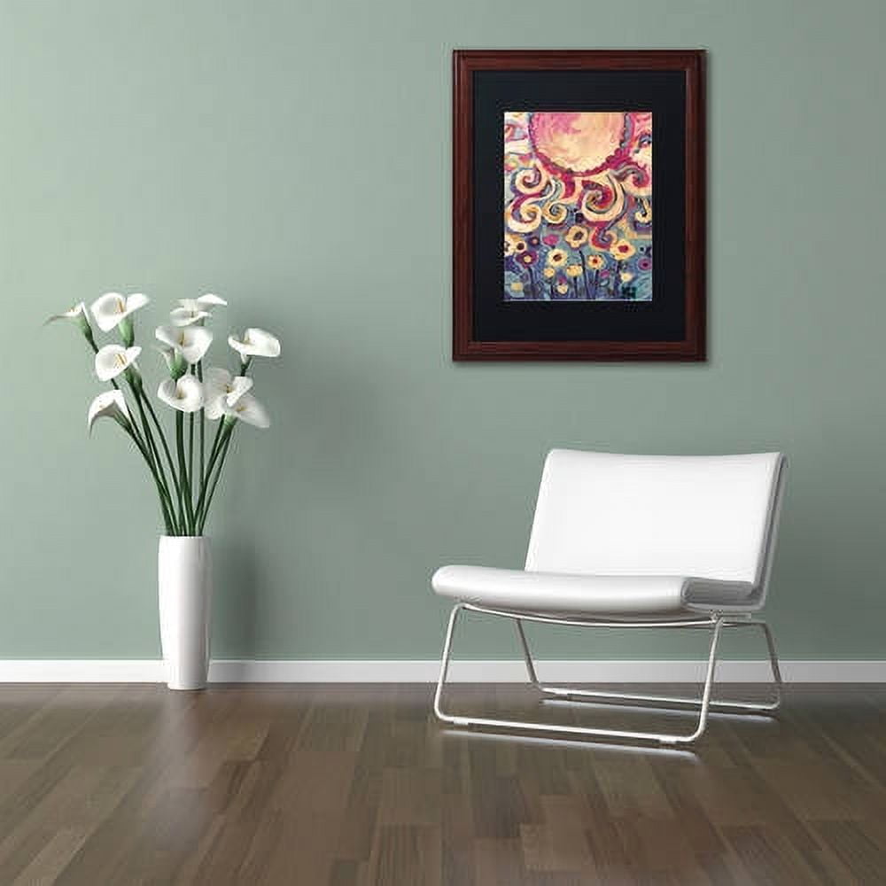 Trademark Fine Art "148" Canvas Art by Natasha Wescoat, Black Matte, Wood Frame