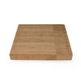 thumbnail image 3 of BambooMN Premium End Grain Cutting Board with Juice Grooves - 10" x 10" x 1" - 30 Pieces, 3 of 4