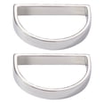 thumbnail image 2 of Gold Napkin Rings, 2 PCS Metal Elegant Napkin Rings, Napkin Holders Buckles for Wedding, Dinner, Parties, Weddings Receptions (Semicircle), 2 of 8