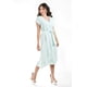 thumbnail image 5 of Vestido Midi Escote V Roman Fashion Juvenil Verde Claro 288, 5 of 5