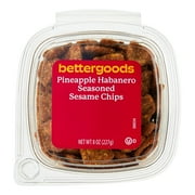 bettergoods Pineapple Habanero Seasoned Sesame Chips, 8 oz