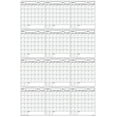 thumbnail image 2 of XLarge Yearly Wet & Dry Erase Blank Reusable Undated Wall Calendar Planner for Office Academic Home 12-Month Project Calendar, 2 of 5