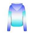 thumbnail image 5 of WXLWZYWL Womens Hoodies Pullover Button Up Long Sleeve Gradient Hooded Sweatshirts Tops with Pocket Trendy Clothing 2024, 5 of 5