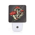 thumbnail image 1 of Fotbe Red Mushrooms Luz Nocturna LED, Luz de Noche con Sensor de Luz Natural de Anochecer a Amanecer, Se Enchufa a la Pared, Blanco Cálido 0.5W-US, 1 of 7