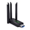 thumbnail image 4 of AMERTEER 4 Antennas Wireless USB Adapter 1300Mbps Fast Speed Double WiFi 2.4/5Ghz For PC Laptop Desktop Computer, 4 of 9