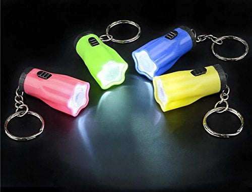 Details about   Lot of 6 Mini Flashlights with detachable strap and key ring 