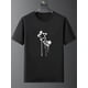 thumbnail image 1 of Camisetas de manga corta con estampado de estrellas para hombre, cómodas, informales y transpirables, ideales para entrenamiento físico, jogging y actividades al aire libre., 1 of 6