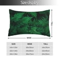 thumbnail image 2 of Fotbe Green Leave Fern Funda de Almohada Decorativa Estilo Occidental, Lujo en Algodón, Fundas para Almohadas King, Cojín Estampado para Decoración del Hogar-14"x20", 2 of 6