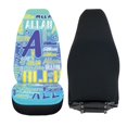 thumbnail image 6 of XYZCANDO 2 pcs Car Seat Covers for Auto Interior Car Front Seat Covers Decorative Easy to Install, Vehicle SUV Truck Auto Seat Covers, Allan Name Pattern, 6 of 10