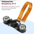 thumbnail image 4 of Camera Module 8MP CSI IMX219 Sensor for Raspberry Pi 5 with 160° Wide-Angle Lens & Night Vision, Infrared Illuminator Included, 4 of 7