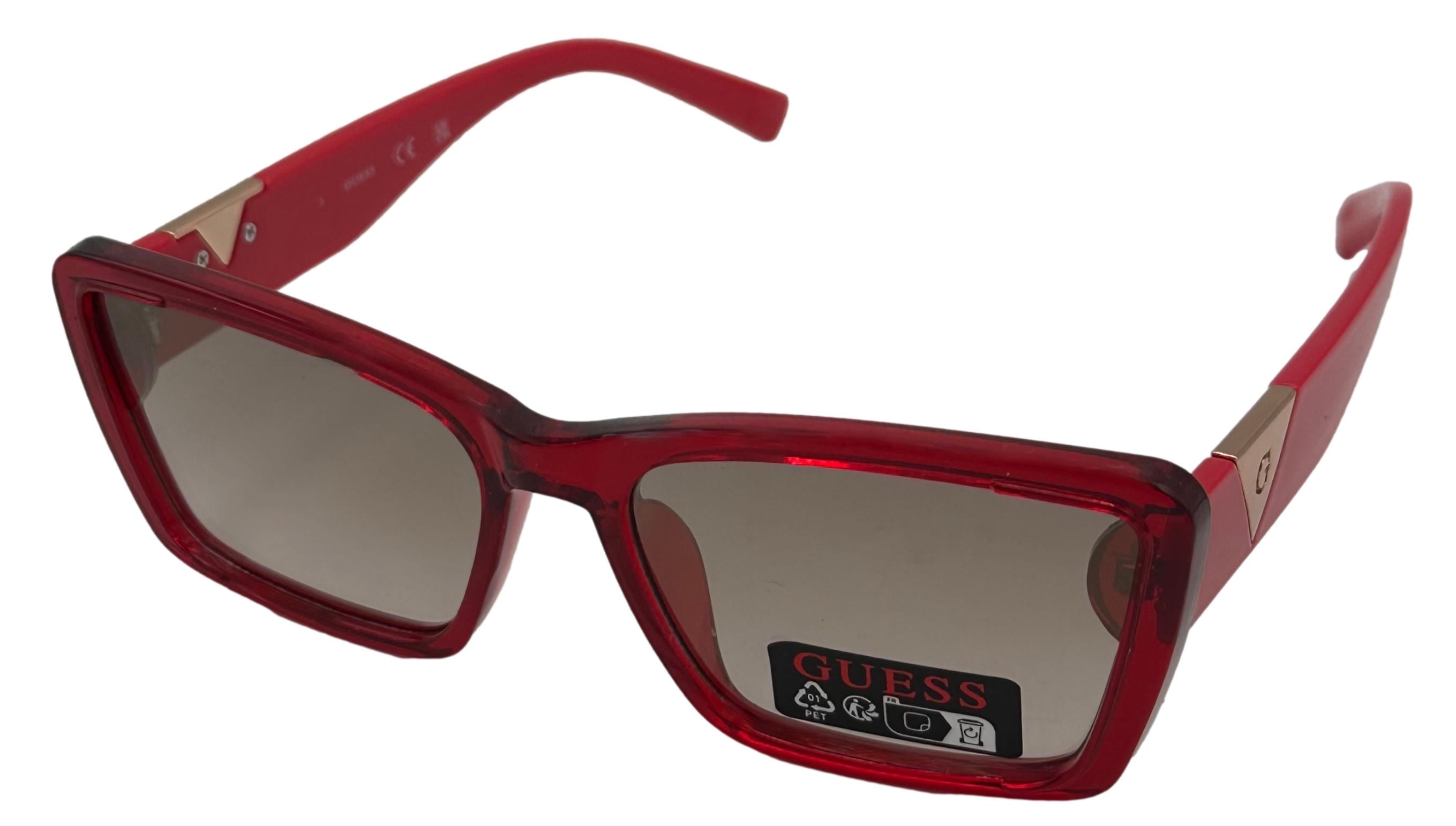 Guess G000006 52F Rhinestone Cat Eye Women\'s Dark Havana Butterfly Sunglasses Guess Sunglass Womens Dark Havana Cat Eye Brown Gradient  main image 3
