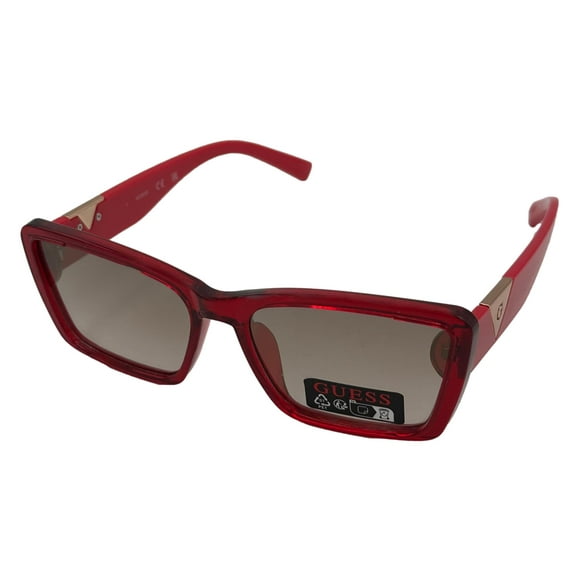 Guess Unisex Pink Cat Eye Plastic Sunglass, Smoke Gradient Lens GO00020. 72B