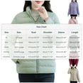 thumbnail image 2 of TKLPEHG Women Puffer Jacket Light Down Jackets Long Sleeve Soft Short Coat Windbreaker Winter Coats (Purple,XL), 2 of 8