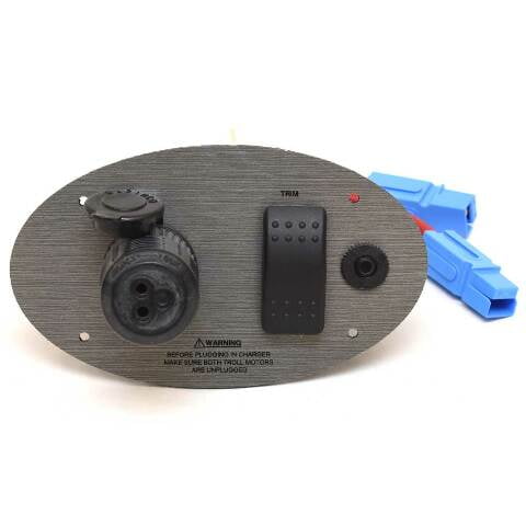 Larson Boat Trolling Motor Panel 5766617 | w/ Harnesses 12/24V (3PC Kit)