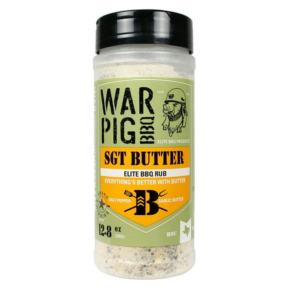 WarPig BBQ Elite Sgt Butter BBQ Rub 12.8 oz