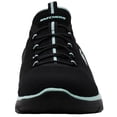 thumbnail image 2 of Zapatilla Skechers Summits para mujer, color negro aguamarina, talla 9.5, 2 of 7