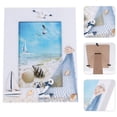 thumbnail image 4 of KAKOWELY Mediterranean Photo Frame 1pc Mediterranean Style Photo Frame Table Decoration Set Wooden Photo Frame7.87"X5.91"X0.59", 4 of 4