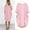 Pink, variant on IDALL Plus Size Dresses,Long Sleeve Dress Womens Pocket Loose Dress Ladies Crew Neck Casual Long Tops Dress Plus Size Elegant Dresses,Womens Dresses,Casual Dresses for Women Black Dress 2XL