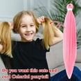 thumbnail image 4 of Braiding Hair 26 Inch Pre stretched Braiding Hair Extension Hot Water Setting Synthetic Hair Pre Stretched Crochet Braids Hai, 4 of 7