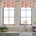 thumbnail image 3 of LALILO Kitchen Curtain Valance Rainbow Interior Cute Kids Rod Pocket Window Curtain 52"x 18" Set of 2, 3 of 5