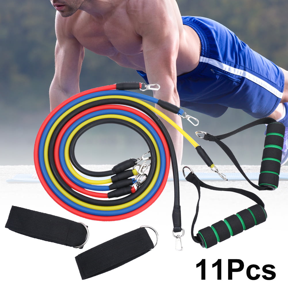 1.2M Elastic Gym Pilates Stretch Bands Resistance Yoga Physio Fitness Workout