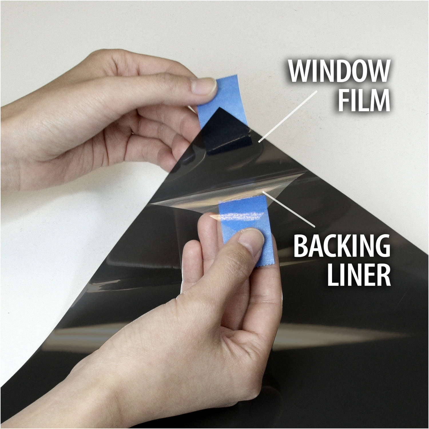 BDF NA20 Daytime Privacy and Sun Control Black (Dark) Window Film 12in X 50ft by BuyDecorativeFilm