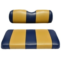 Replacement Seat Cover For Yamaha Drive or G-29 Golf Cart (Blue & Gold)